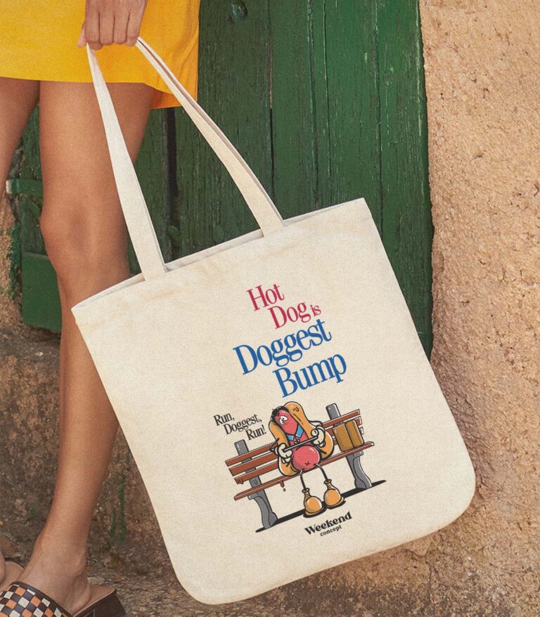 Doggest Bump Organic Spring Tote Bag