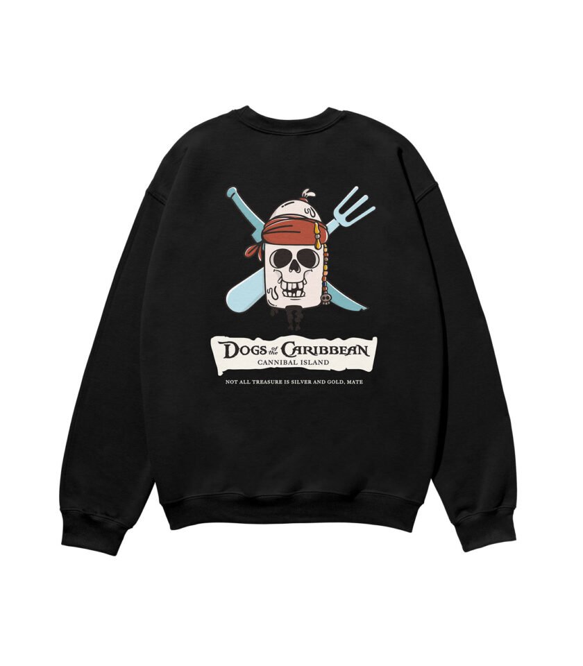 Dogs of the Caribbean Heavyweight Organic Sweatshirt Black