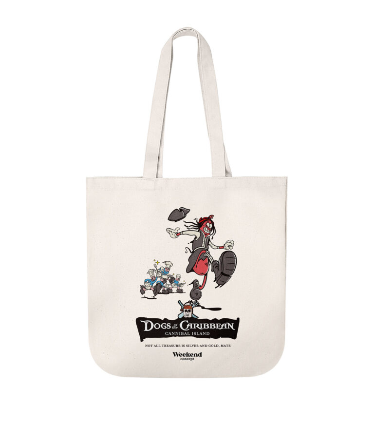 Dogs of the Caribbean Organic Spring Tote Bag