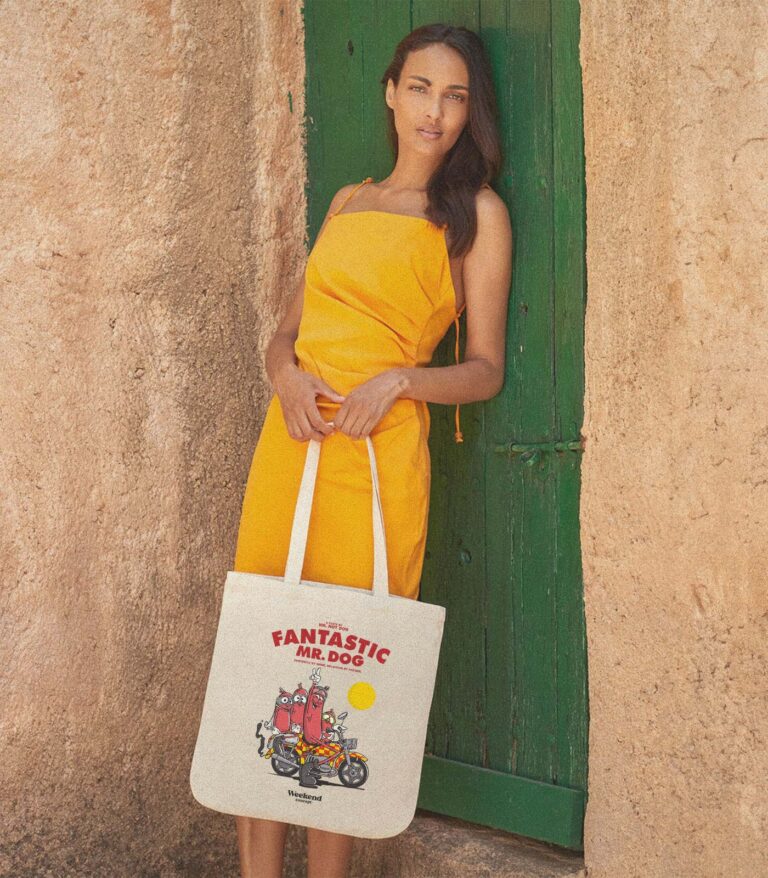 Fantastic Mr. Dog Organic Spring Tote Bag