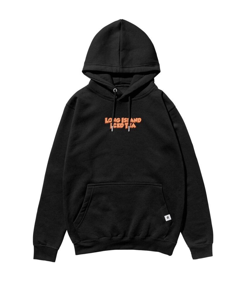 Long Island Iced Tea Heavyweight Organic Hoodie Black - Image 2