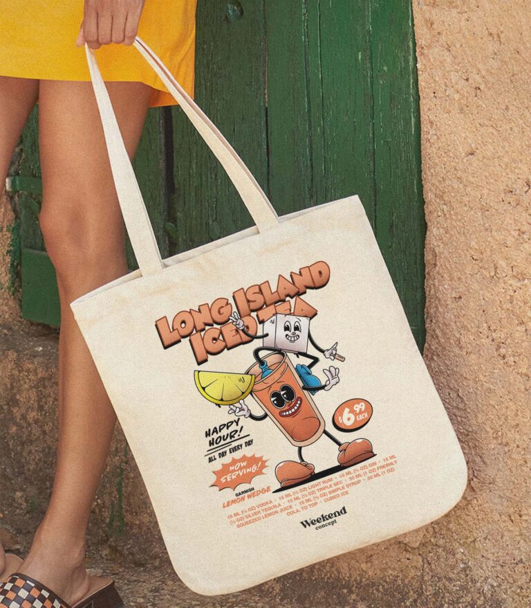 Long Island Iced Tea Organic Spring Tote Bag