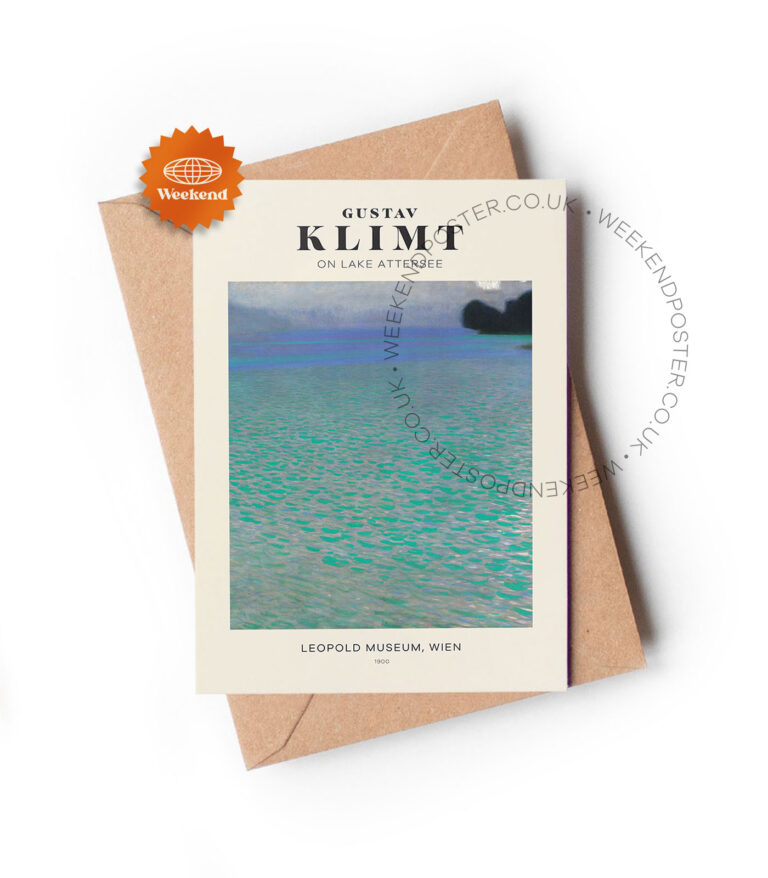 Gustav Klimt On Lake Attersee greeting card