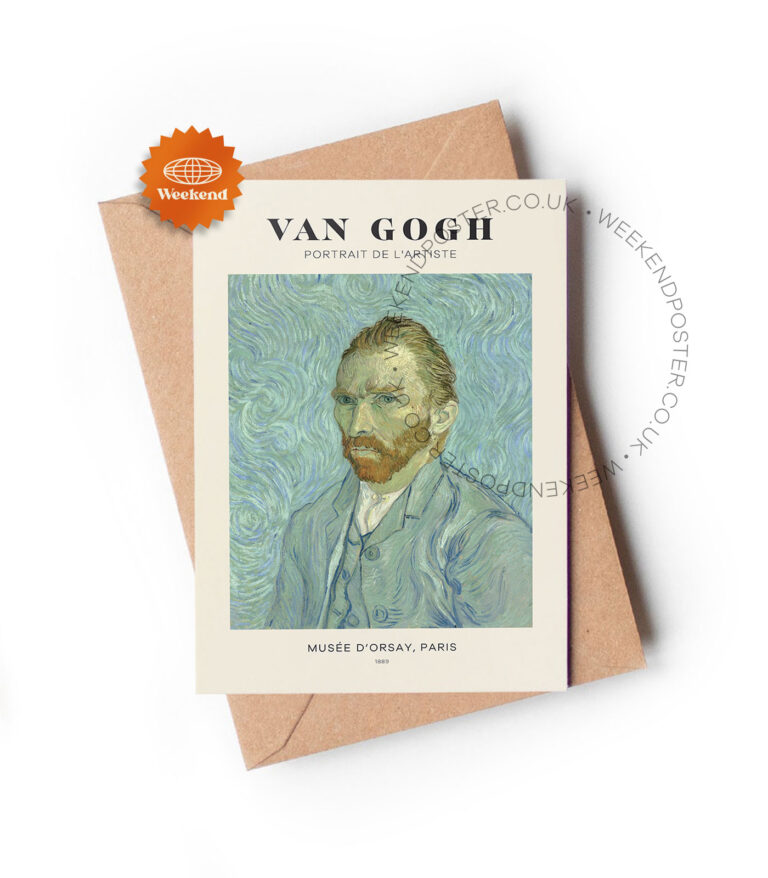 Vincent van Gogh Portrait de l’artiste greeting card