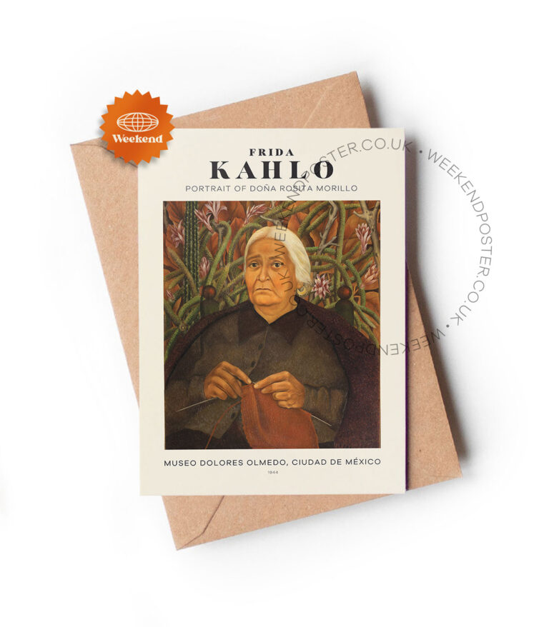 Frida Kahlo Portrait of Doña Rosita Morillo greeting card