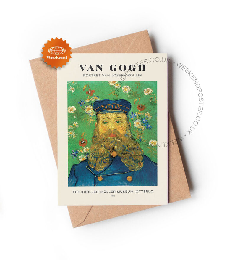 Vincent van Gogh Portrait of Joseph Roulin greeting card