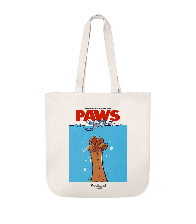 Paws Organic Spring Tote Bag