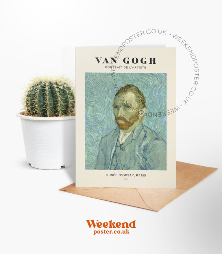 Vincent van Gogh Portrait de l’artiste greeting card
