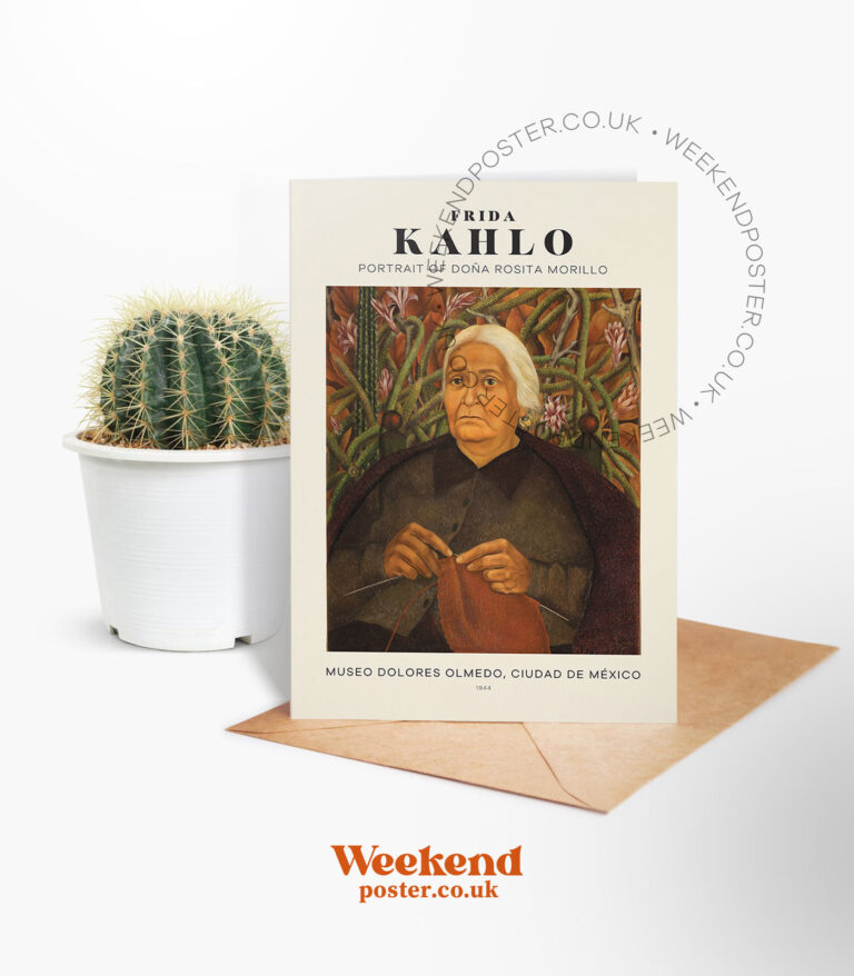Frida Kahlo Portrait of Doña Rosita Morillo greeting card