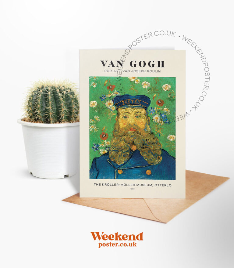 Vincent van Gogh Portrait of Joseph Roulin greeting card