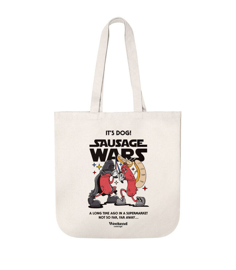 Sausage Wars Organic Spring Tote Bag
