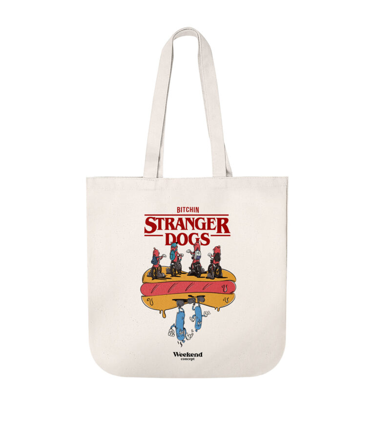 Stranger Dogs Organic Spring Tote Bag