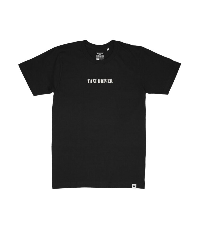 Taxi Driver Organic Heavyweight T-Shirt Black - Image 2