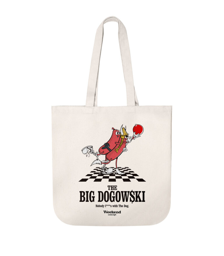 The Big Dogowski Organic Spring Tote Bag