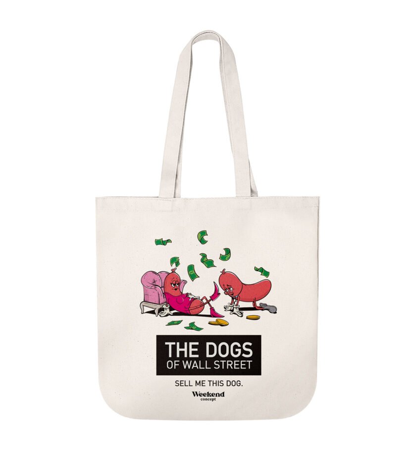 The Dogs of Wall Street Organic Spring Tote Bag