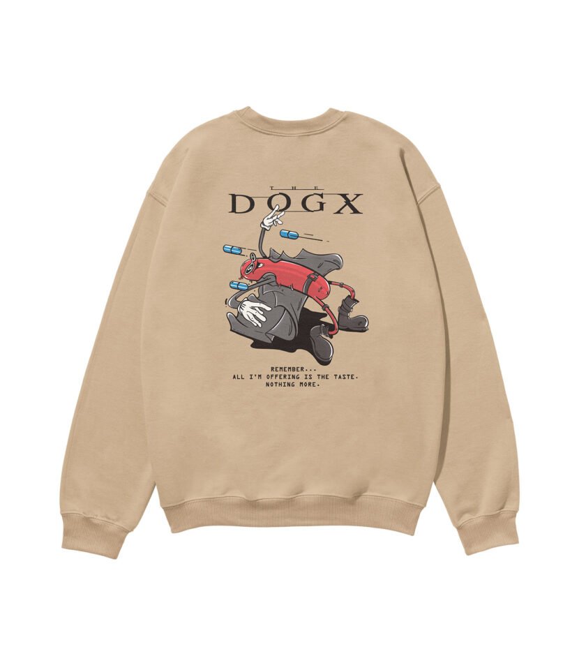 The Dogx Heavyweight Organic Sweatshirt Sand