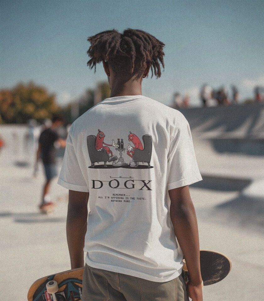 The Dogx Organic Heavyweight T-Shirt White - Image 4