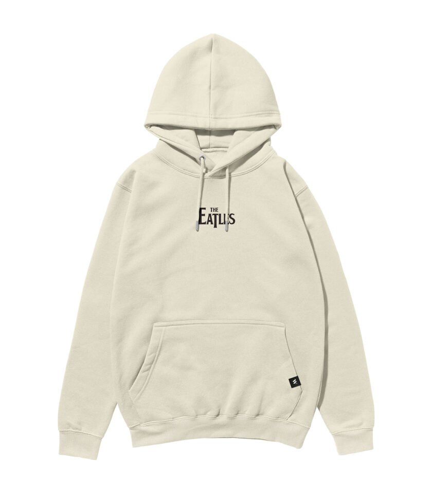 The Eatles Heavyweight Organic Hoodie Stone - Image 2