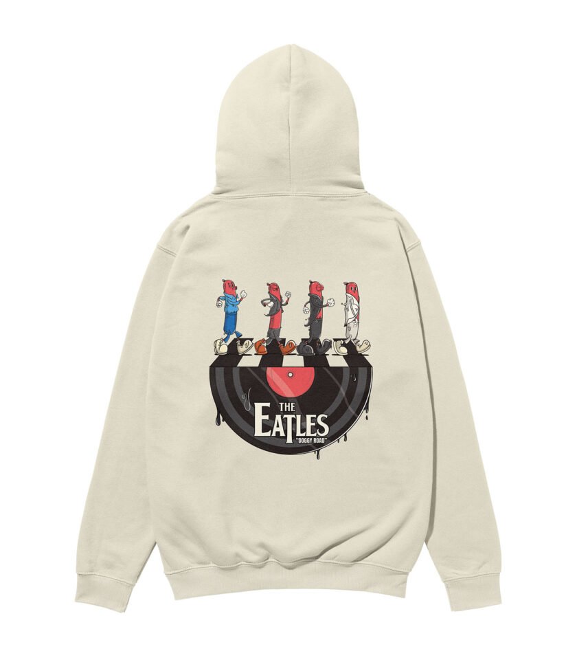 The Eatles Heavyweight Organic Hoodie Stone