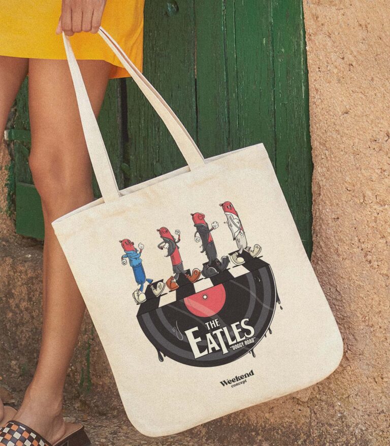 The Eatles Organic Spring Tote Bag