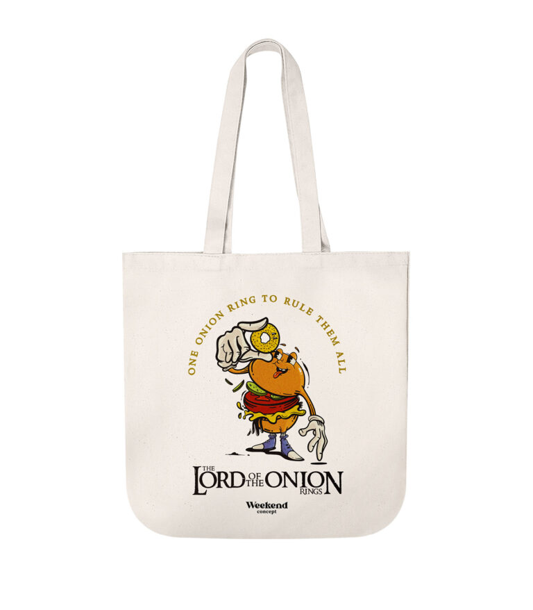 The Lord of the Onion Rings Organic Spring Tote Bag