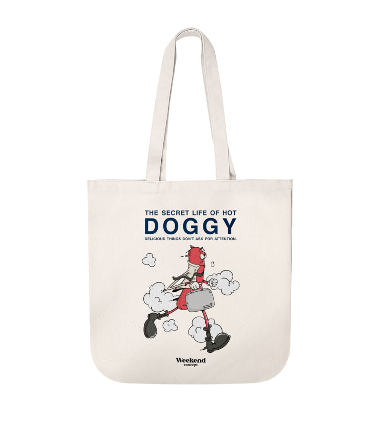 The Secret Life of Hot Doggy Organic Spring Tote Bag