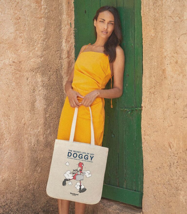 The Secret Life of Hot Doggy Organic Spring Tote Bag