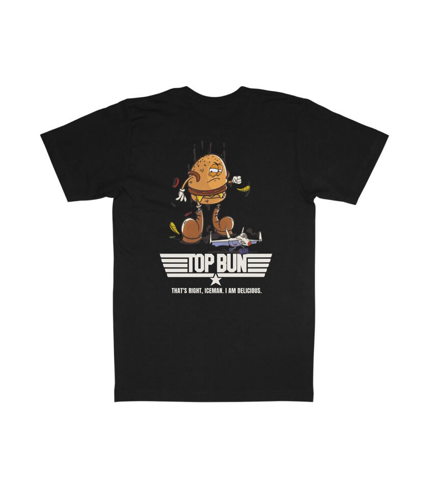 Top Bun Organic Heavyweight T-Shirt Black