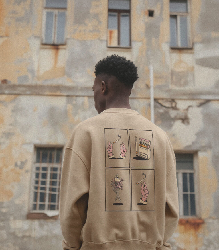 Weekend Cigarettes Heavyweight Organic Sweatshirt Sand