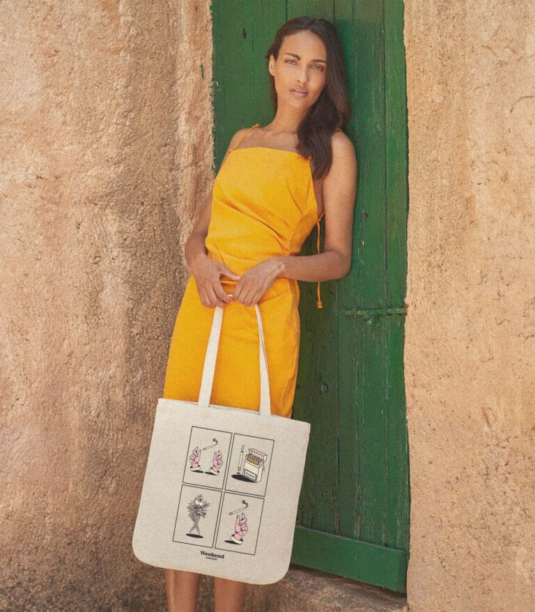 Weekend Cigarettes Organic Spring Tote Bag