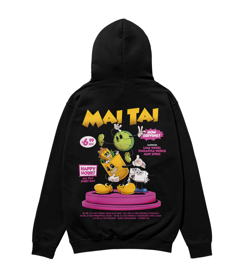 Mai Tai Heavyweight Organic Hoodie - Image 4