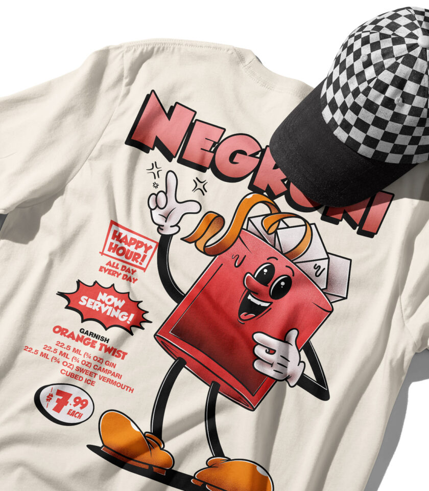 Negroni Organic Heavyweight T-Shirt - Image 3