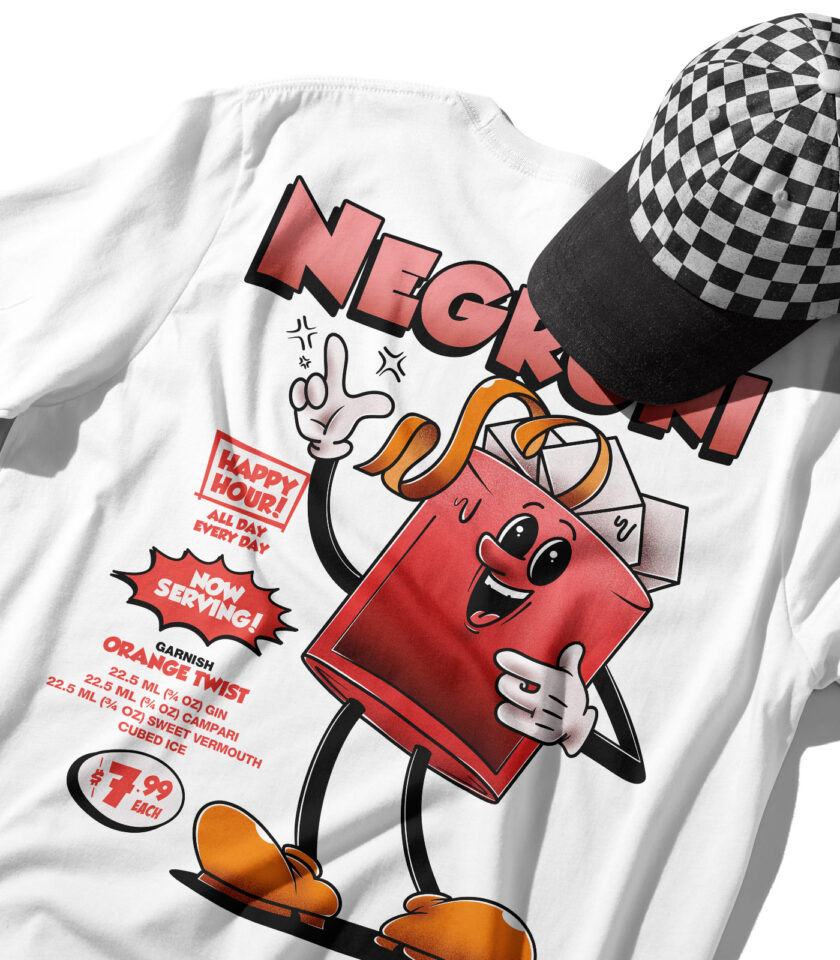 Negroni Organic Heavyweight T-Shirt - Image 6