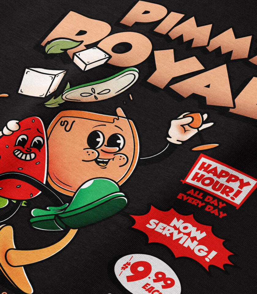 Pimm's Royale Heavyweight Organic Hoodie - Image 6