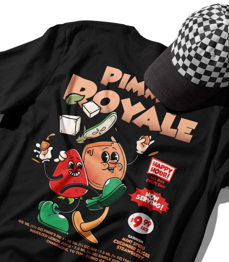 Pimm's Royale Organic Heavyweight T-Shirt