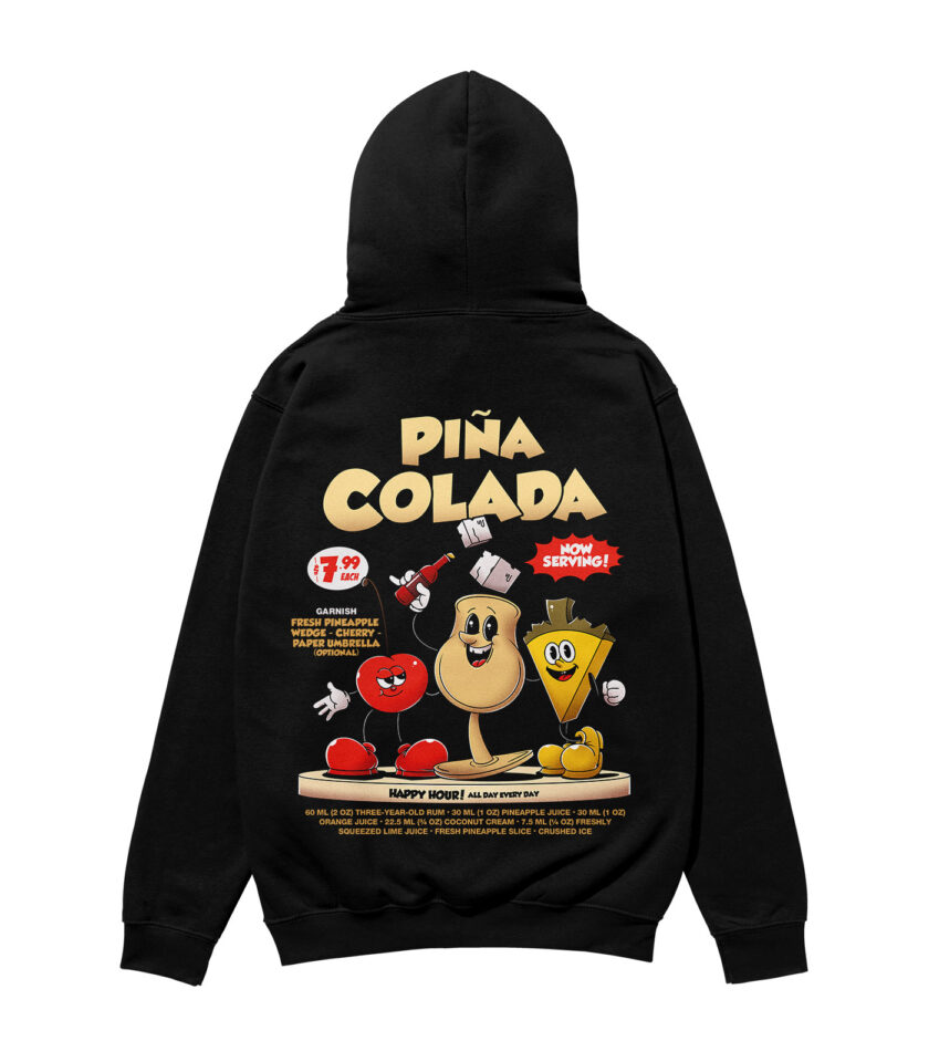 Piña Colada Heavyweight Organic Hoodie - Image 4