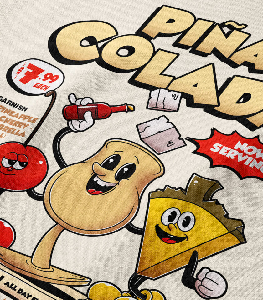 Piña Colada Heavyweight Organic Sweatshirt - Image 3