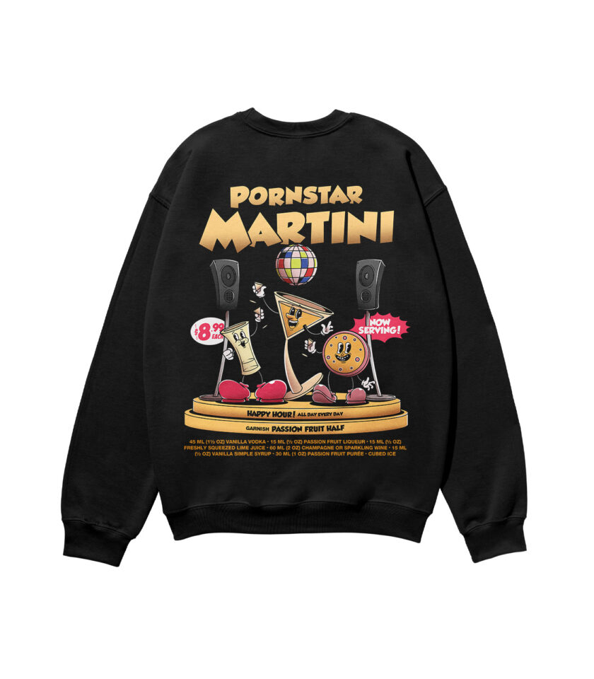 Pornstar Martini Heavyweight Organic Sweatshirt - Image 4