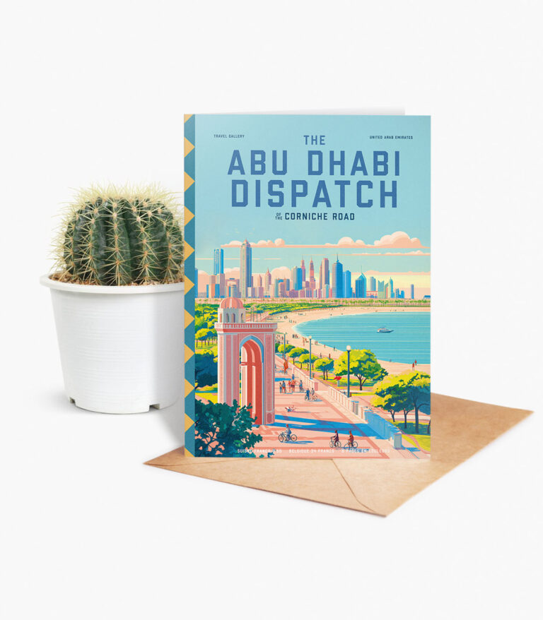 The Abu Dhabi Dispatch greeting card