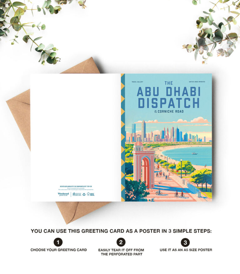 The Abu Dhabi Dispatch greeting card