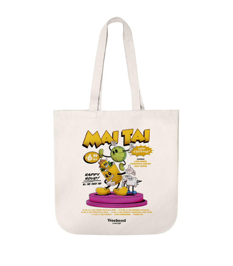 Mai Tai Organic Spring Tote Bag