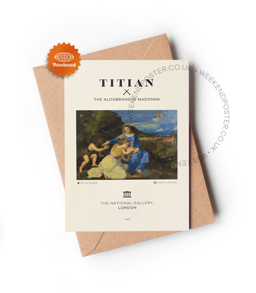 Titian The Aldobrandini Madonna greeting card