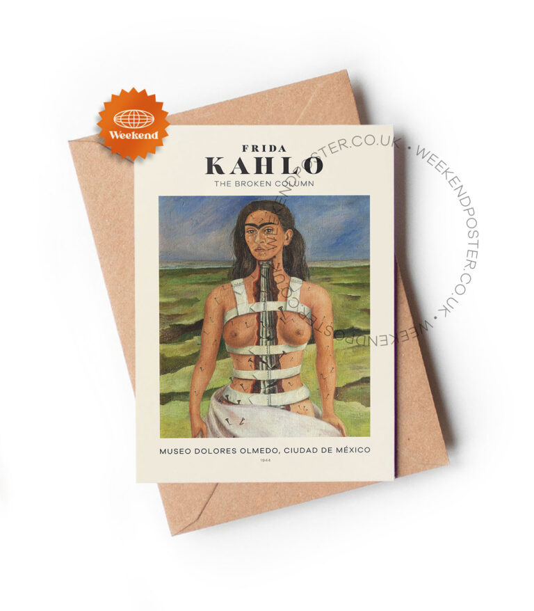 Frida Kahlo The Broken Column greeting card