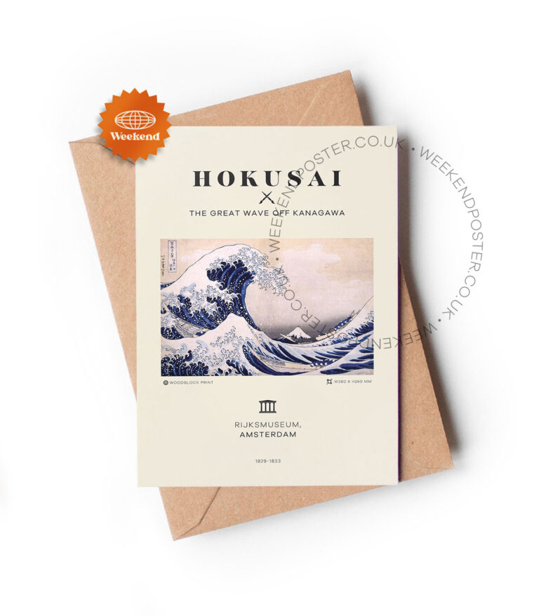 Hokusai The Great Wave off Kanagawa greeting card