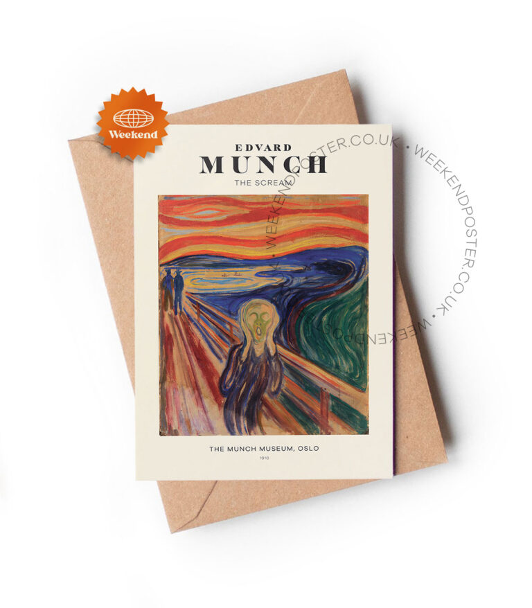 Edvard Munch The Scream greeting card