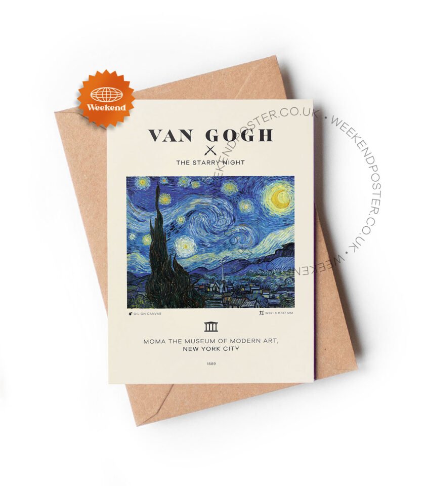 Vincent van Gogh The Starry Night greeting card