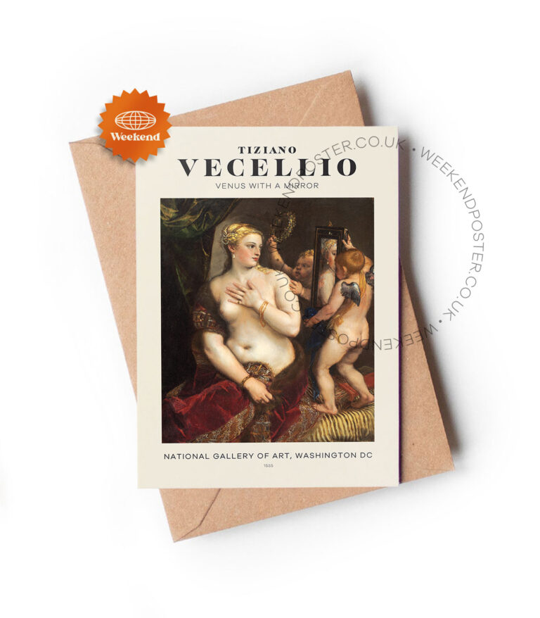 Vecellio Venus with a Mirror greeting card