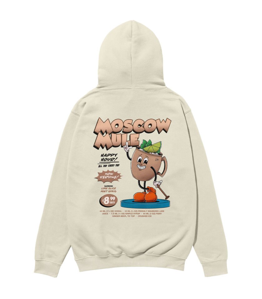 Moscow Mule Heavyweight Organic Hoodie Stone