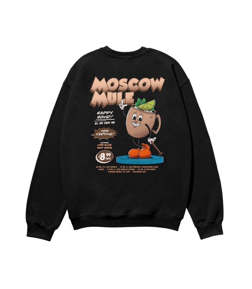 Moscow Mule Heavyweight Organic Sweatshirt Black