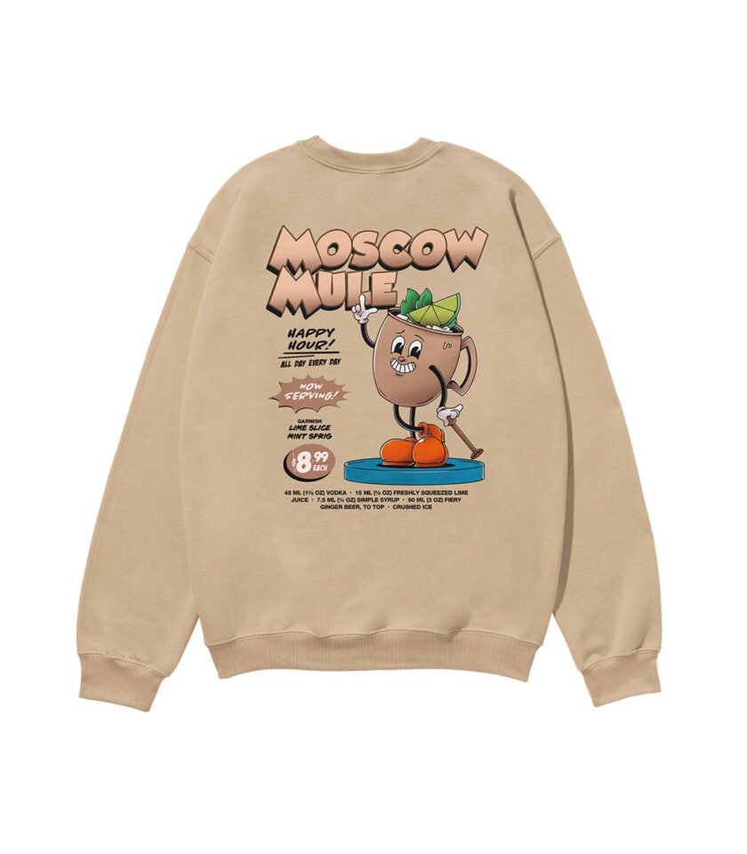 Moscow Mule Heavyweight Organic Sweatshirt Sand